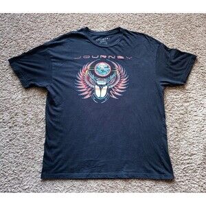 Journey Band Scarab T-Shirt Mens XL Rock Band Music Tour Tee Black